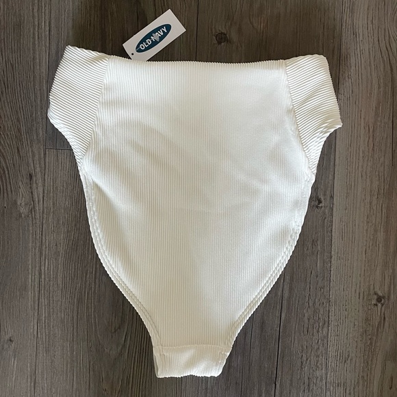 NWT Ribbed High Waisted Swimsuit Bottoms - Picture 2 of 5